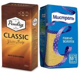 Кофе молотый и пшено